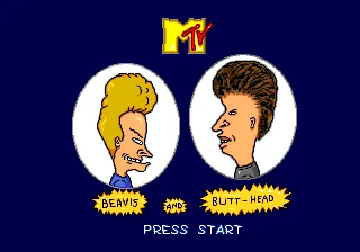 Beavis and Butt-Head (Europe) screen shot title